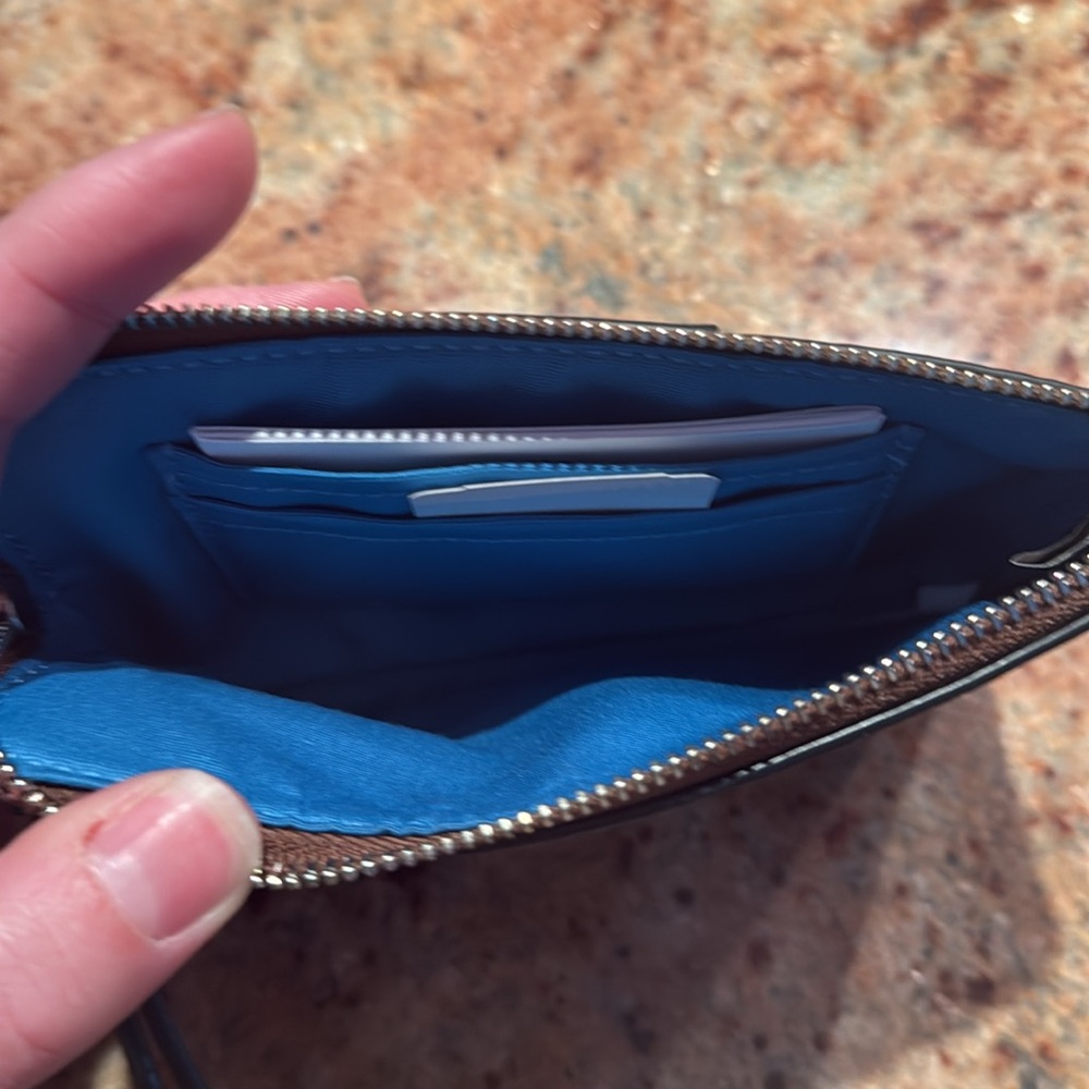 Coach Signature Wristlet - Picture 2 of 3